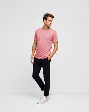 Wayver Essential Crew T-Shirt in Coral