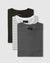 Essential T-Shirt 3 Pack - HunterGreen/GreyStripe/Slate
