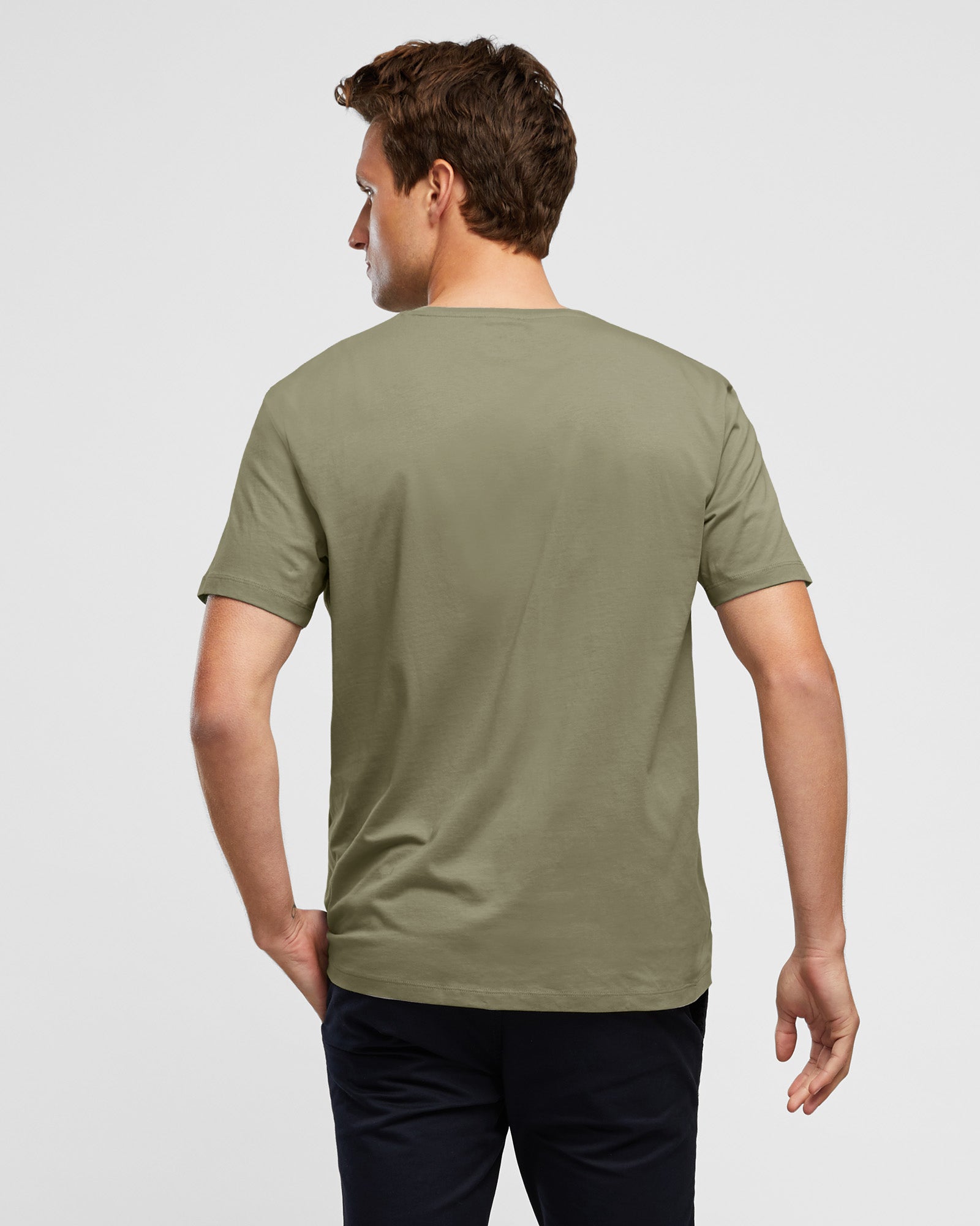 Wayver Moss Green Men's T-Shirt