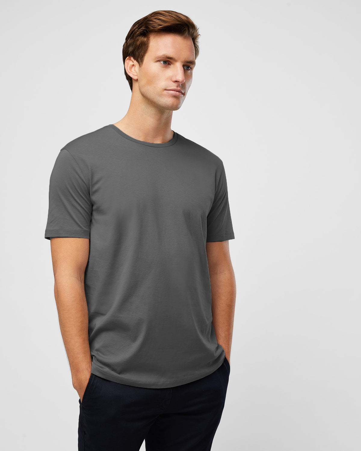 Wayver Essential Crew T-Shirt in Slate