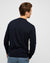 Men's Cotton Navy Crew Neck Knit - Wayver Originals