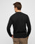 Men's Black Cotton Crew Neck Knit - Wayver Originals