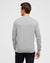 Men's Cotton Light Grey Crew Neck Knit - Wayver Originals